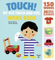 Touch! My Big Touch-and-Feel Word Book цена и информация | Книги для малышей | kaup24.ee