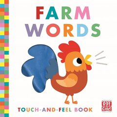 Touch-and-Feel: Farm Words: Board Book hind ja info | Väikelaste raamatud | kaup24.ee