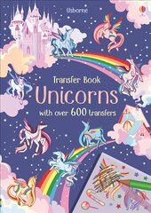 Transfer Activity Book Unicorns UK 2018 hind ja info | Väikelaste raamatud | kaup24.ee