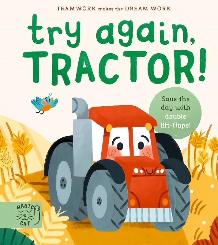 Try Again, Tractor!: Double-Layer Lift Flaps for Double the Fun! цена и информация | Väikelaste raamatud | kaup24.ee