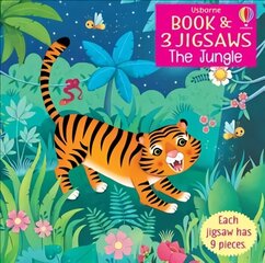 Usborne Book and 3 Jigsaws: The Jungle hind ja info | Väikelaste raamatud | kaup24.ee