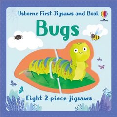 Usborne First Jigsaws And Book: Bugs: Bugs hind ja info | Väikelaste raamatud | kaup24.ee