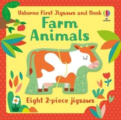 Usborne First Jigsaws: Farm Animals hind ja info | Väikelaste raamatud | kaup24.ee