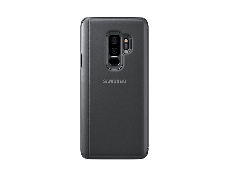 Kaitseümbris-alus Samsung Clear View EF-ZG965CBEGWW sobib Samsung Galaxy S9+ (G965), must hind ja info | Telefoni kaaned, ümbrised | kaup24.ee