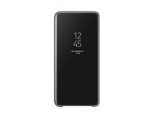 Kaitseümbris-alus Samsung Clear View EF-ZG965CBEGWW sobib Samsung Galaxy S9+ (G965), must hind ja info | Telefoni kaaned, ümbrised | kaup24.ee