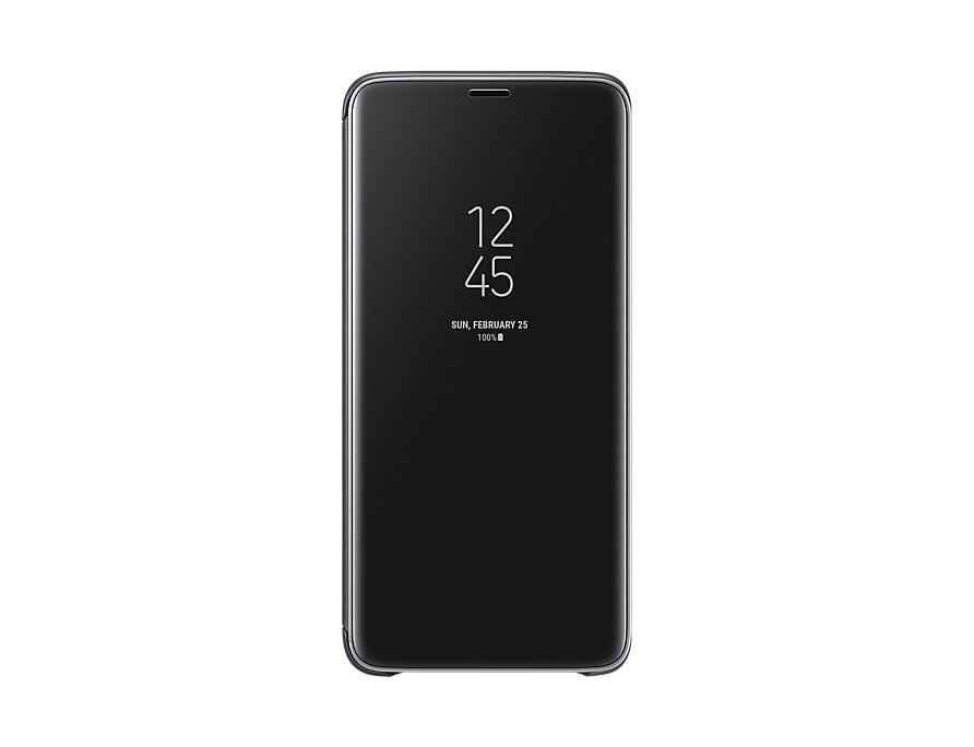 Kaitseümbris-alus Samsung Clear View EF-ZG965CBEGWW sobib Samsung Galaxy S9+ (G965), must цена и информация | Telefoni kaaned, ümbrised | kaup24.ee