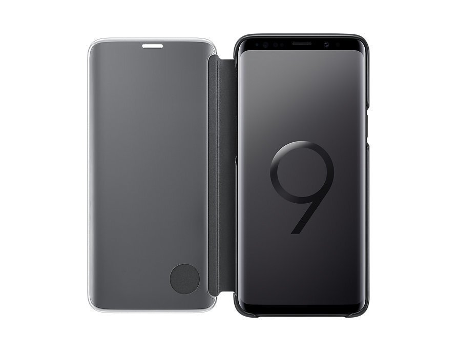 Samsung Galaxy S9 Clear View Standing Cover Black hind ja info | Telefoni kaaned, ümbrised | kaup24.ee