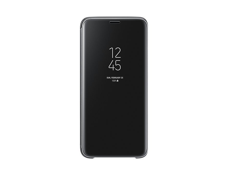 Samsung Galaxy S9 Clear View Standing Cover Black цена и информация | Telefoni kaaned, ümbrised | kaup24.ee