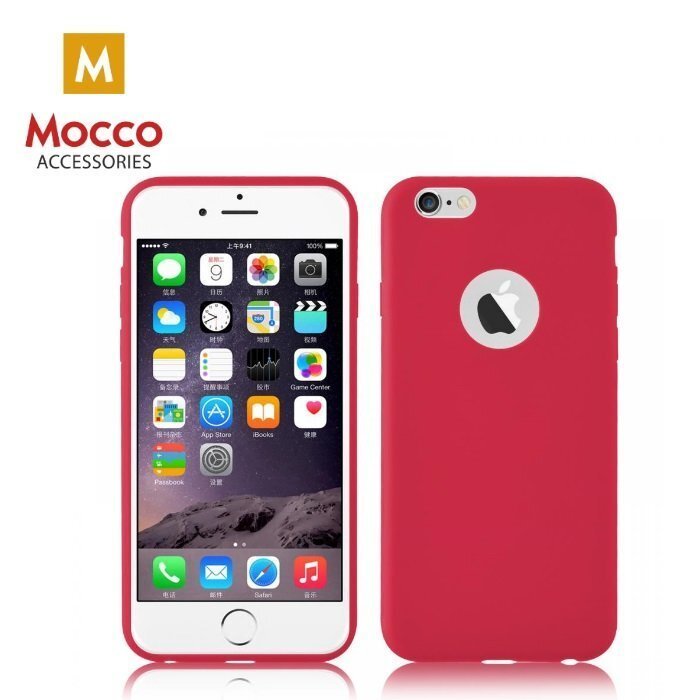 Kaitseümbris Mocco Ultra Slim Soft Matte sobib Samsung G920 Galaxy S6, punane hind ja info | Telefoni kaaned, ümbrised | kaup24.ee