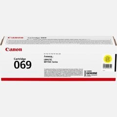Картридж Canon Toner 069 Yellow (5091C002) цена и информация | Картриджи и тонеры | kaup24.ee