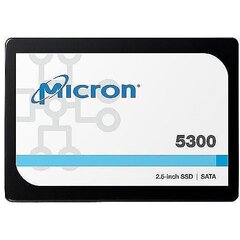 Micron 5300 PRO 7.68TB SATA 2.5 7mm hind ja info | Sisemised kõvakettad (HDD, SSD, Hybrid) | kaup24.ee