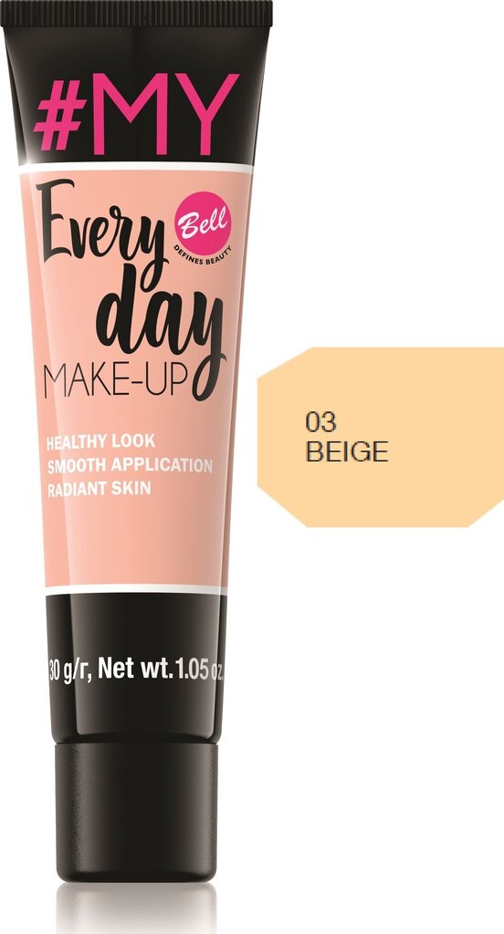 Meigi aluskreem Bell My Everyday Make-Up 03 Beige, 30g цена и информация | Jumestuskreemid, puudrid | kaup24.ee