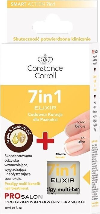 Küünepalsam Constance Carroll Nail Care 7in1 Elixir, 10ml цена и информация | Küünelakid, küünetugevdajad | kaup24.ee