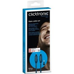 Clicktronic 70368, Toslink, 0.5 m hind ja info | Kaablid ja juhtmed | kaup24.ee