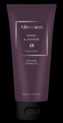 Lõhnastatud dušigeel Allverne Men Pepper and Lavender, 200ml цена и информация | Парфюмированная косметика для мужчин | kaup24.ee