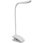 LED-laetav laualamp Avide Clip 1,5W valge hind ja info | Laualambid | kaup24.ee