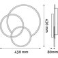 LED-laevalgusti Avide Nico 45W puldiga цена и информация | Laelambid | kaup24.ee