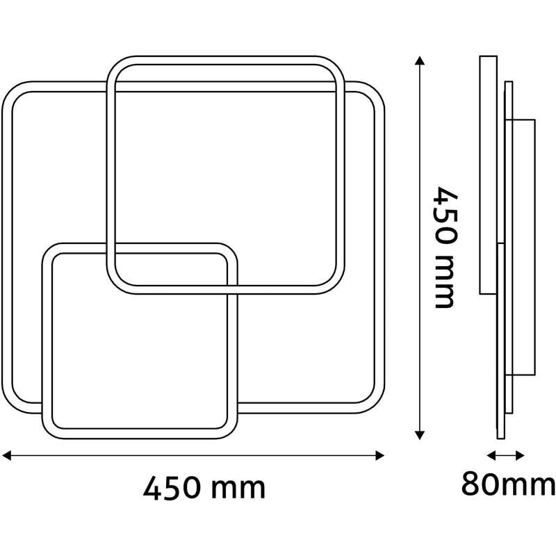 LED-laevalgusti Avide Jett 64W puldiga цена и информация | Laelambid | kaup24.ee