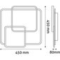 LED-laevalgusti Avide Jett 64W puldiga цена и информация | Laelambid | kaup24.ee