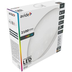 LED-laevalgusti Avide Stella 24W RGB+W puldiga цена и информация | Потолочные светильники | kaup24.ee