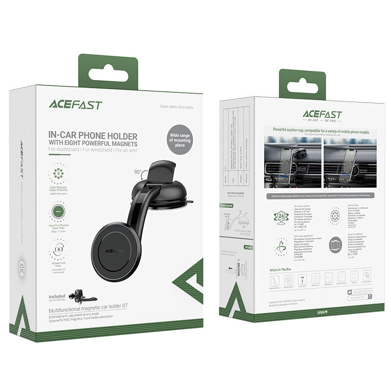 Acefast Magnetic Car Phone Holder D7 hind ja info | Mobiiltelefonide hoidjad | kaup24.ee