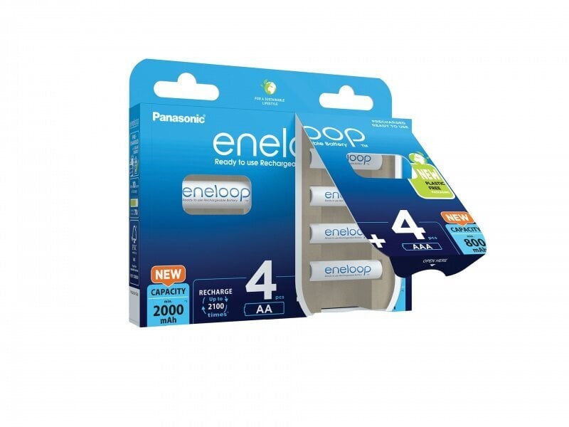 Panasonic Eneloop BK-KJMCDE44E hind ja info | Patareid | kaup24.ee