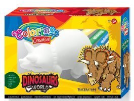 Loomekomplekt "Dinosaurus Triceratops", Colorino Creative цена и информация | Развивающие игрушки | kaup24.ee