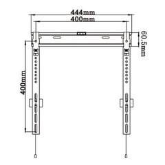 Universaalne VESA-kinnitus telerile Omega OUTV400SF, 23 "- 60" цена и информация | Кронштейны и крепления для телевизоров | kaup24.ee