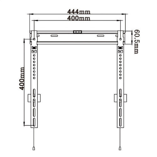 Universaalne VESA-kinnitus telerile Omega OUTV400SF, 23 "- 60" hind ja info | Teleri seinakinnitused ja hoidjad | kaup24.ee