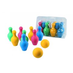 Laste bowlingukomplekt - 10 tk (Vaht) hind ja info | Arendavad mänguasjad | kaup24.ee