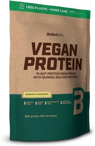 Proteiin Biotech Vegan Protein 500 g., šokolaadi/kaneeli maitse цена и информация | Proteiin | kaup24.ee