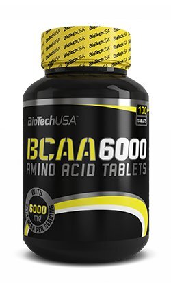 Toidulisand Biotech BCAA 6000 100 tab., MP-944/17 hind ja info | Aminohapped | kaup24.ee