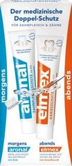 Зубная паста Elmex & Aronal Toothpaste Set, 2 x 75 мл цена и информация | Для ухода за зубами | kaup24.ee