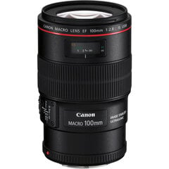 Canon EF 100mm f/2.8L USM IS Macro, Juoda hind ja info | Objektiivid | kaup24.ee