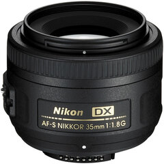 Objektiiv Nikon AF-S 35mm F/1.8G DX цена и информация | Линзы | kaup24.ee