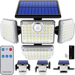 LED kohtvalgusti päikesepatarei ja liikumisanduriga