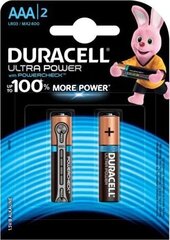 Duracell AAA 2 шт. цена и информация | Батерейки | kaup24.ee