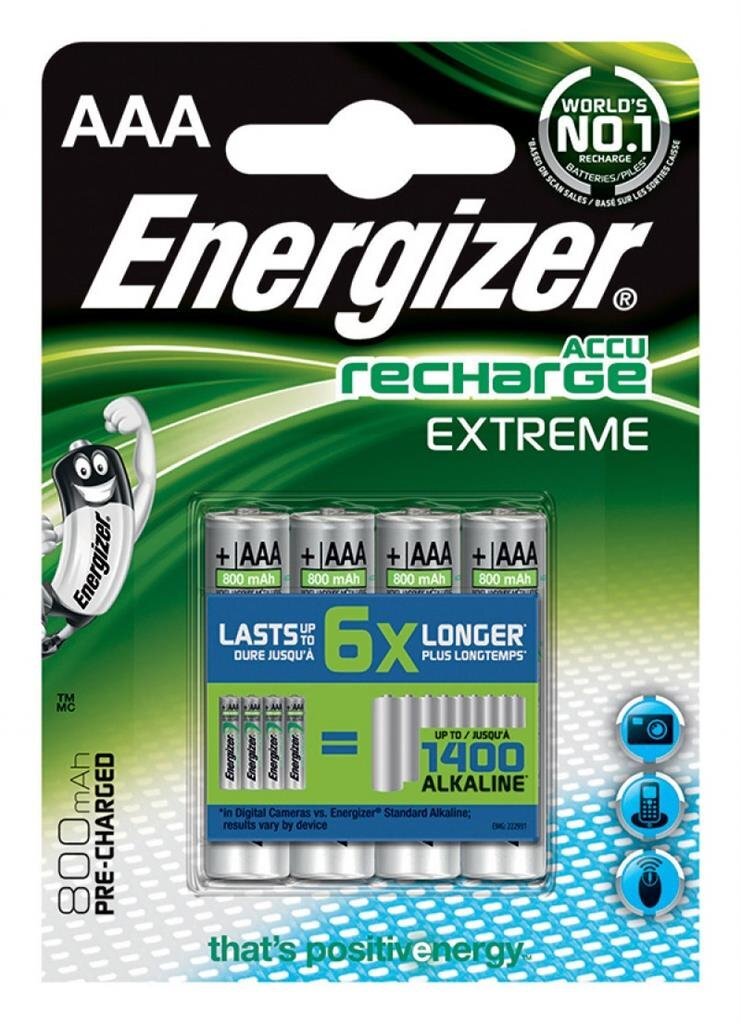 Energizer Extreme, AAA, HR, 4 tk. hind ja info | Patareid | kaup24.ee