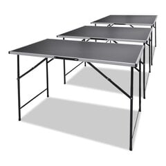 Комплект из 3-х складных столов 140735 цена и информация | Компьютерные, письменные столы | kaup24.ee