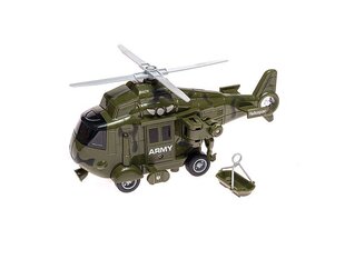 Игрушечный армейский вертолет со звуком и светом WY761A, 1:20, 3+ цена и информация | Игрушки для мальчиков | kaup24.ee