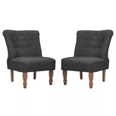 2 Кресла с подлокотником и подлокотниками Серый цена и информация | Кресла в гостиную | kaup24.ee