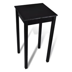 Барный стол 55 x 107 см Черный цена и информация | Кухонные и обеденные столы | kaup24.ee