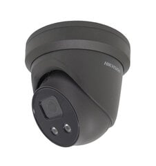 IP camera Dome, AcuSense, 4MP, F2.8mm(103°), PoE, IR up to 30m, microphone, micro SD up to 256GB, IP66, black, Hikvision цена и информация | Камеры видеонаблюдения | kaup24.ee