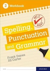 Get It Right: KS3; 11-14: Spelling, Punctuation and Grammar workbook 2: With all you need to know for your 2021 assessments hind ja info | Võõrkeele õppematerjalid | kaup24.ee