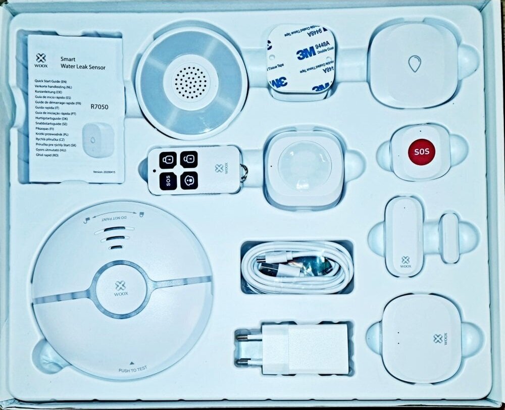 Nutikas kodu juhtmevaba turvakomplekt Pro R7073, ZigBee, Woox hind ja info | Valvesüsteemid, kontrollerid | kaup24.ee