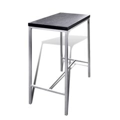 Комплект из барных стульев и стола: 1 стол, 2 стула, Черный цена и информация | Комплекты мебели для столовой | kaup24.ee