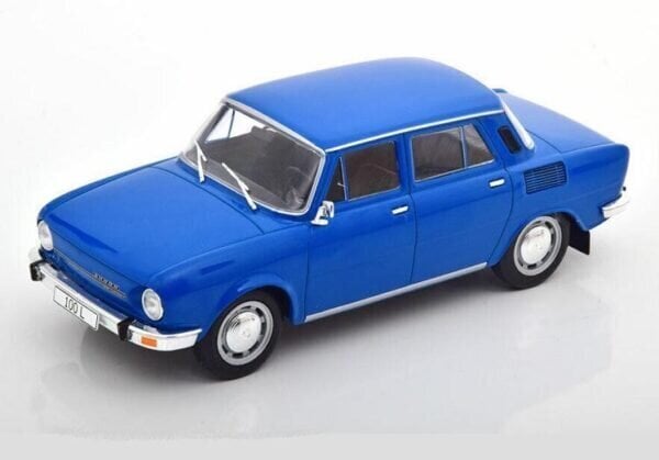 Skoda 100L 1969 Blue WHITEBOX 1:18 WB124107 цена и информация | Mudelautode kollektsioneerimine | kaup24.ee