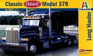 CLASSIC PETERBILT 378 LONG HAULER ITALERI 1:24 3857 hind ja info | Mudelautode kollektsioneerimine | kaup24.ee