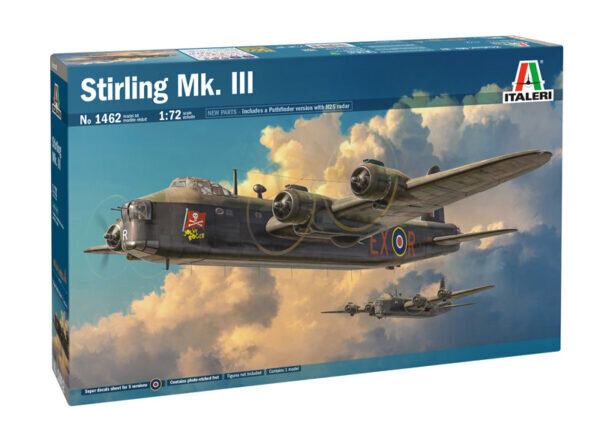 STIRLING MK.III ITALERI 1:72 1462 цена и информация | Mudelautode kollektsioneerimine | kaup24.ee