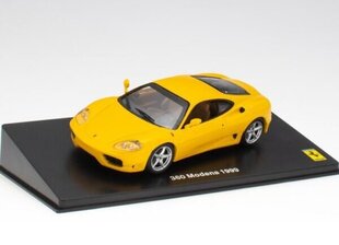 Ferrari 360 Modena 1999 Yellow FGT021 ALTAYA 1:43 цена и информация | Коллекционные модели автомобилей | kaup24.ee